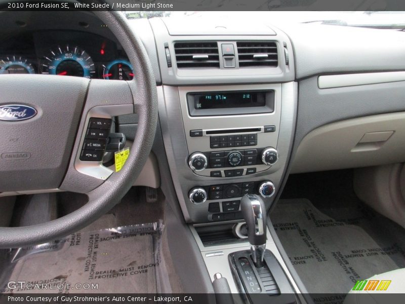 White Suede / Medium Light Stone 2010 Ford Fusion SE