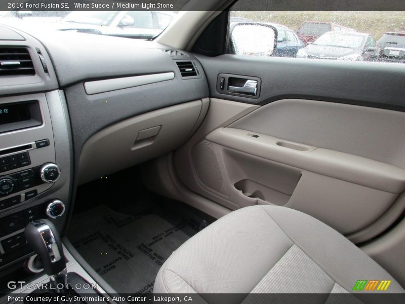 White Suede / Medium Light Stone 2010 Ford Fusion SE