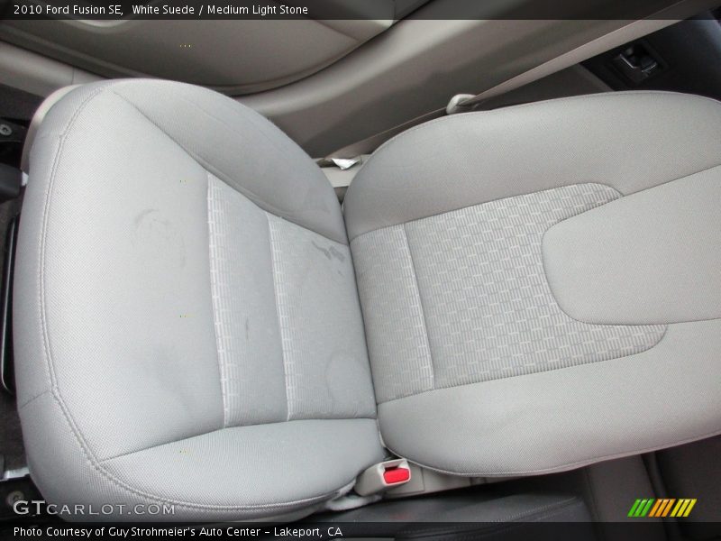 White Suede / Medium Light Stone 2010 Ford Fusion SE