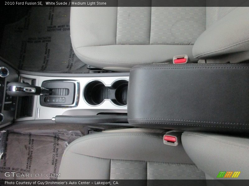 White Suede / Medium Light Stone 2010 Ford Fusion SE