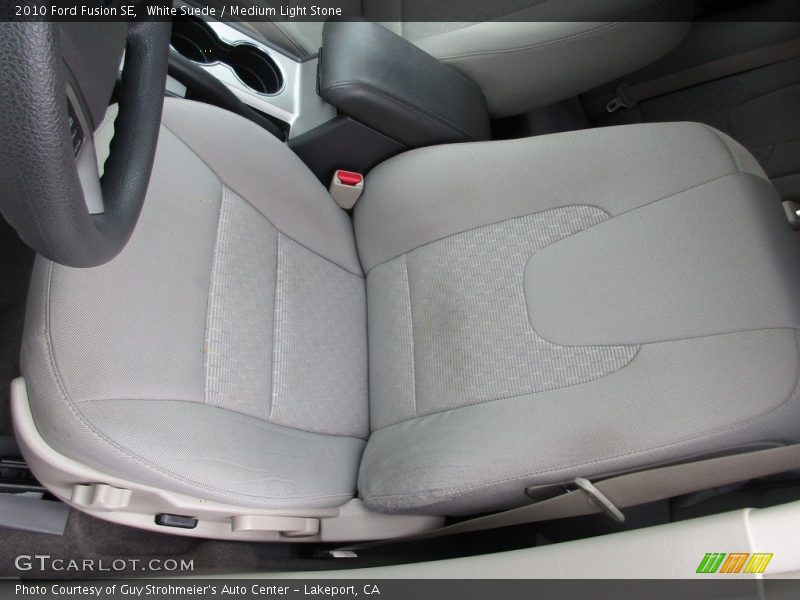 White Suede / Medium Light Stone 2010 Ford Fusion SE