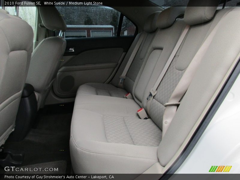 White Suede / Medium Light Stone 2010 Ford Fusion SE