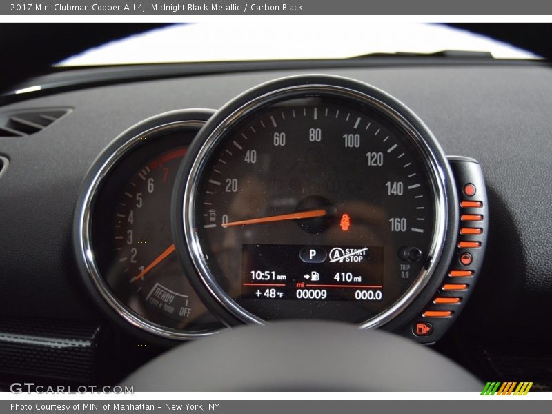Midnight Black Metallic / Carbon Black 2017 Mini Clubman Cooper ALL4