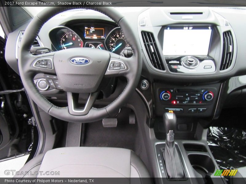 Dashboard of 2017 Escape Titanium
