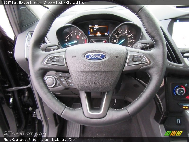 2017 Escape Titanium Steering Wheel