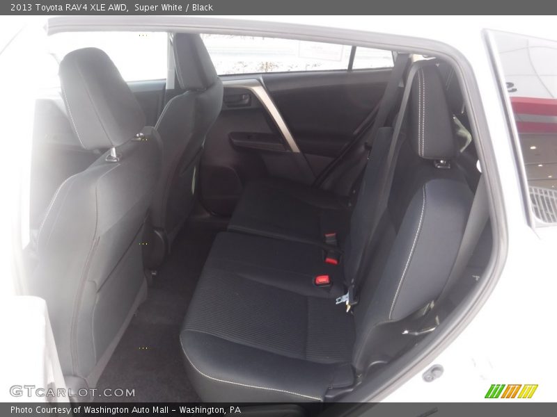 Super White / Black 2013 Toyota RAV4 XLE AWD