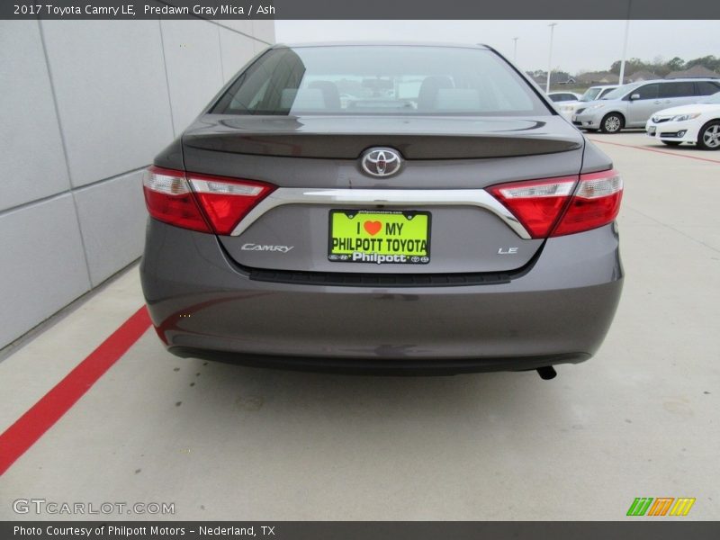 Predawn Gray Mica / Ash 2017 Toyota Camry LE