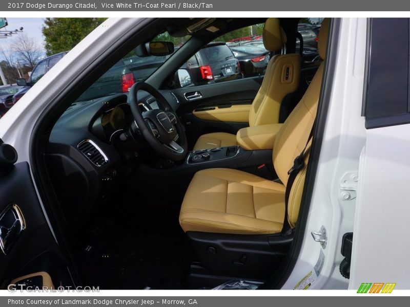 Vice White Tri-Coat Pearl / Black/Tan 2017 Dodge Durango Citadel