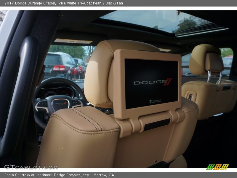 Vice White Tri-Coat Pearl / Black/Tan 2017 Dodge Durango Citadel