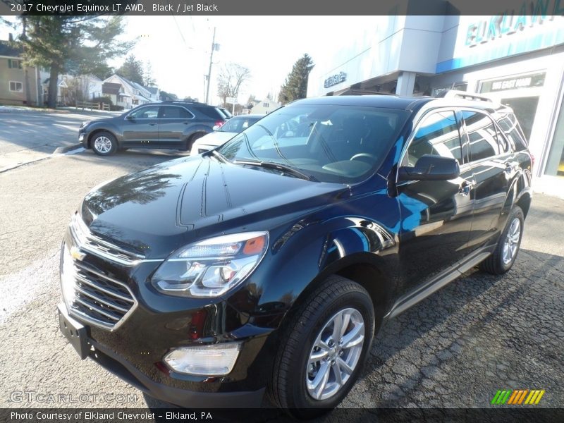 Black / Jet Black 2017 Chevrolet Equinox LT AWD
