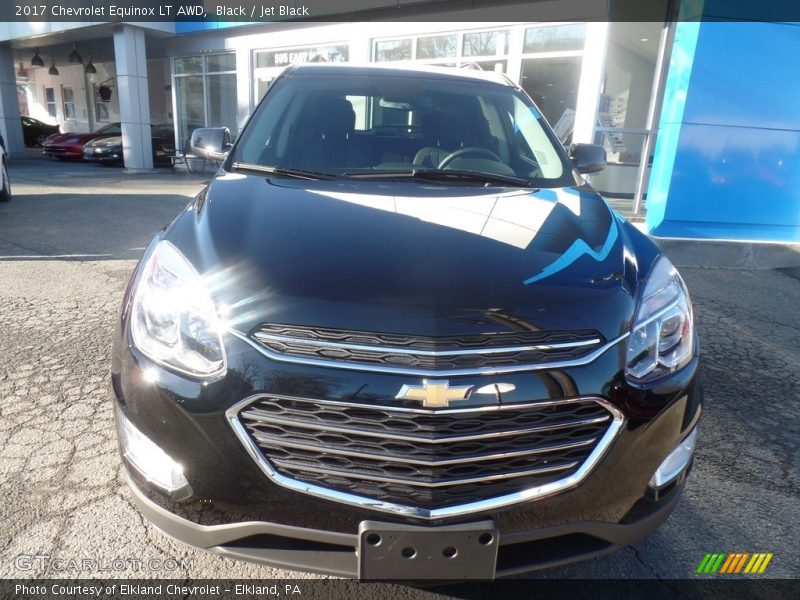 Black / Jet Black 2017 Chevrolet Equinox LT AWD
