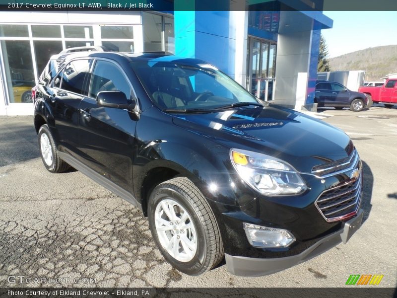 Black / Jet Black 2017 Chevrolet Equinox LT AWD