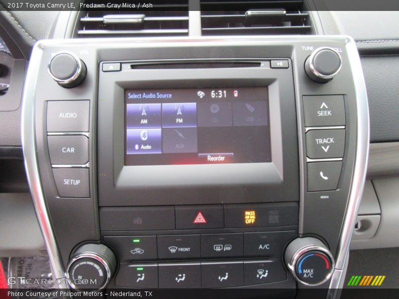 Predawn Gray Mica / Ash 2017 Toyota Camry LE