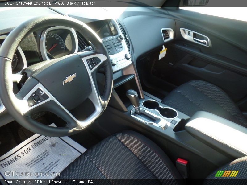 Black / Jet Black 2017 Chevrolet Equinox LT AWD