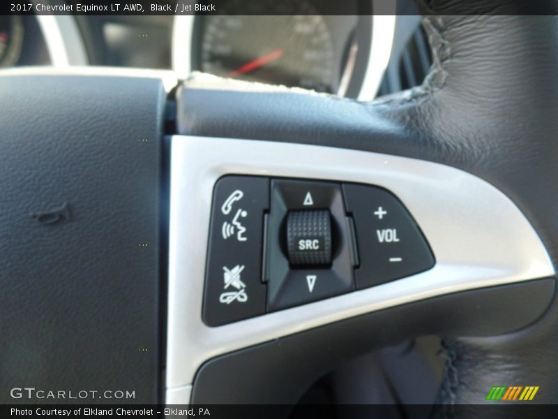 Black / Jet Black 2017 Chevrolet Equinox LT AWD