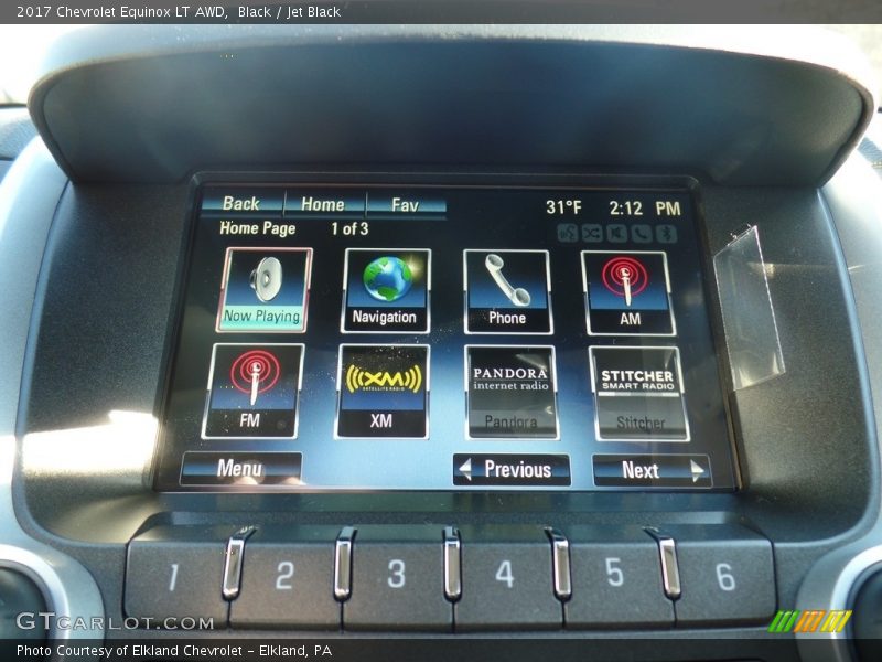 Black / Jet Black 2017 Chevrolet Equinox LT AWD