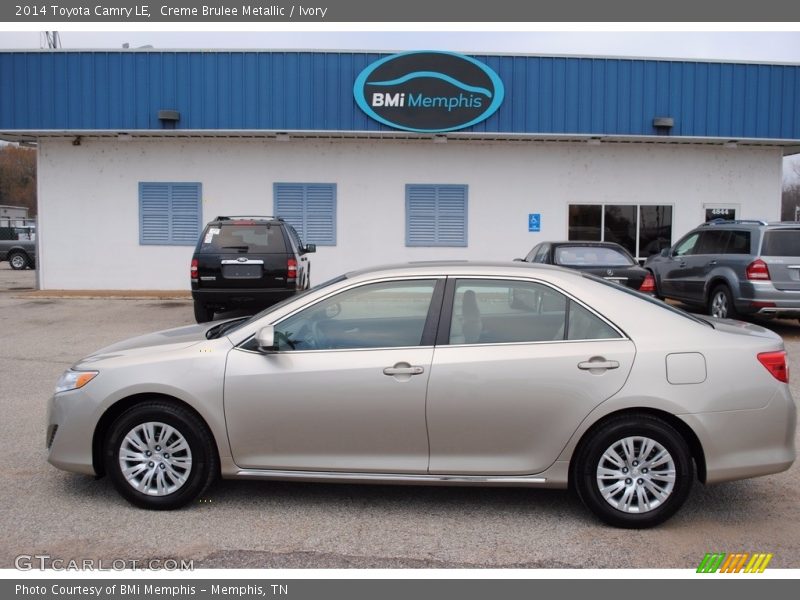 Creme Brulee Metallic / Ivory 2014 Toyota Camry LE