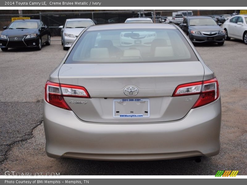 Creme Brulee Metallic / Ivory 2014 Toyota Camry LE