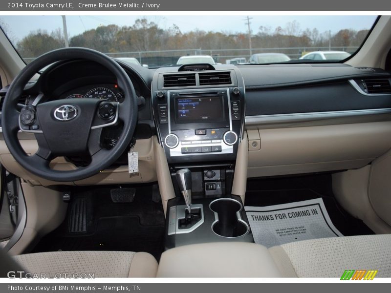 Creme Brulee Metallic / Ivory 2014 Toyota Camry LE