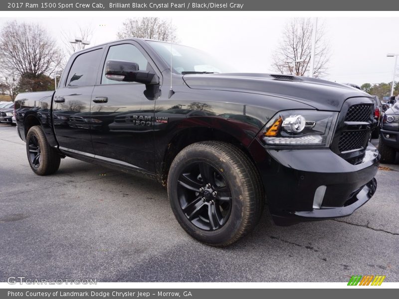 Front 3/4 View of 2017 1500 Sport Crew Cab