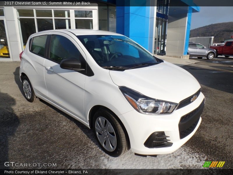 Summit White / Jet Black 2017 Chevrolet Spark LS