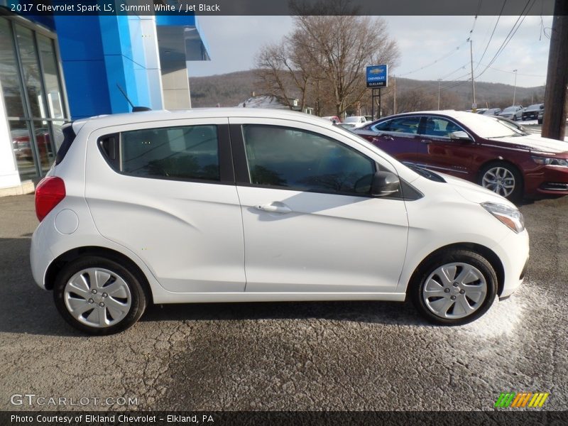 Summit White / Jet Black 2017 Chevrolet Spark LS