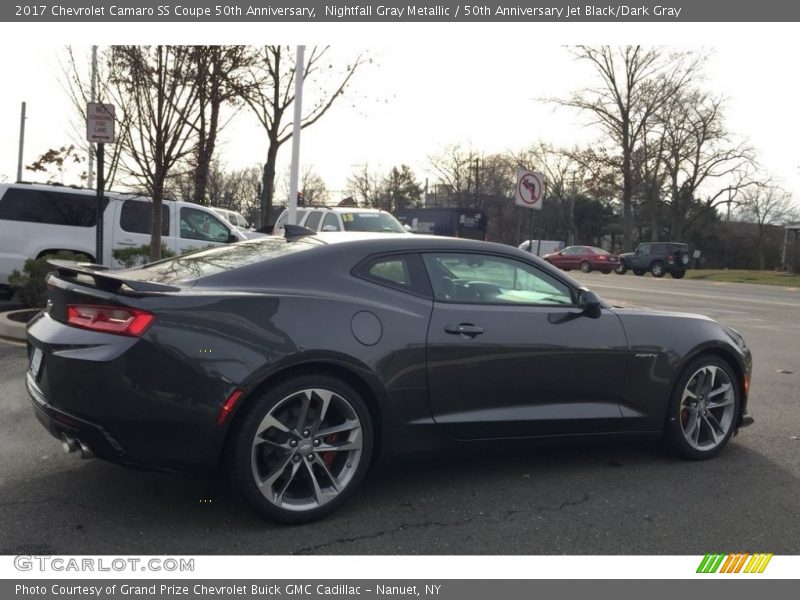 Nightfall Gray Metallic / 50th Anniversary Jet Black/Dark Gray 2017 Chevrolet Camaro SS Coupe 50th Anniversary