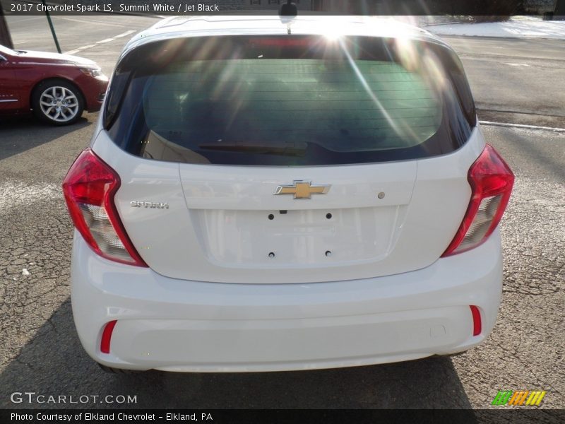 Summit White / Jet Black 2017 Chevrolet Spark LS