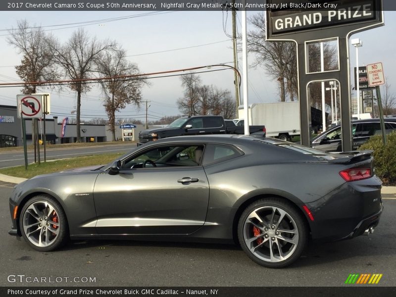 Nightfall Gray Metallic / 50th Anniversary Jet Black/Dark Gray 2017 Chevrolet Camaro SS Coupe 50th Anniversary