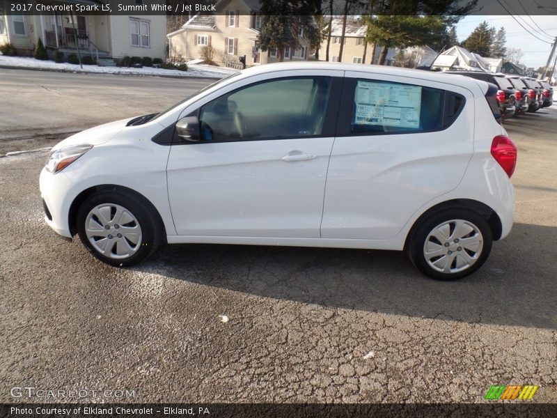 Summit White / Jet Black 2017 Chevrolet Spark LS