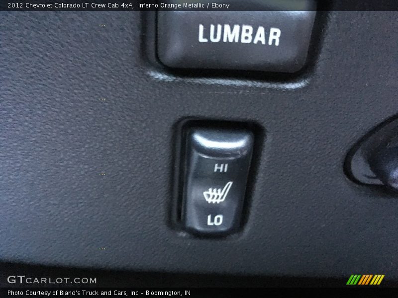 Inferno Orange Metallic / Ebony 2012 Chevrolet Colorado LT Crew Cab 4x4