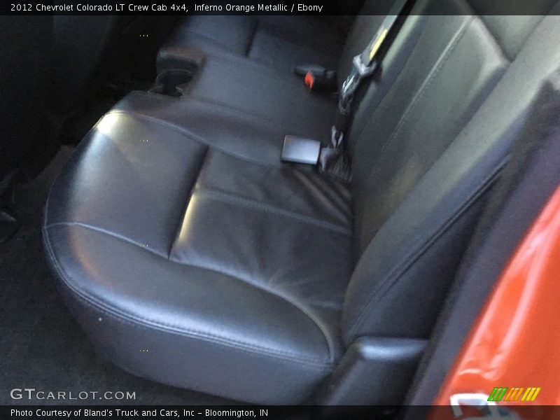 Inferno Orange Metallic / Ebony 2012 Chevrolet Colorado LT Crew Cab 4x4