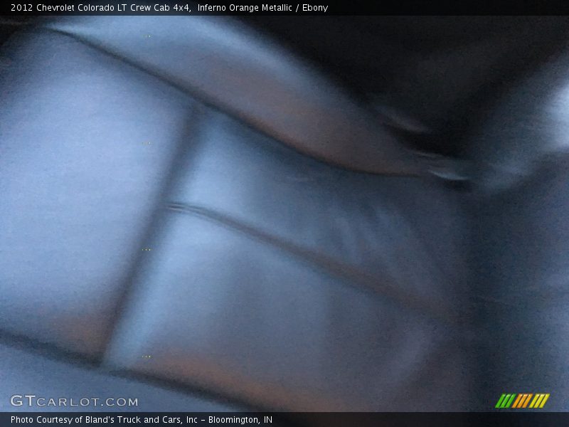 Inferno Orange Metallic / Ebony 2012 Chevrolet Colorado LT Crew Cab 4x4