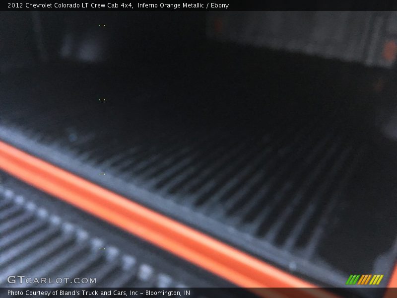 Inferno Orange Metallic / Ebony 2012 Chevrolet Colorado LT Crew Cab 4x4