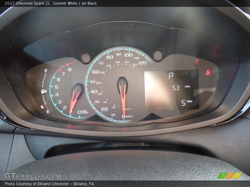 Summit White / Jet Black 2017 Chevrolet Spark LS