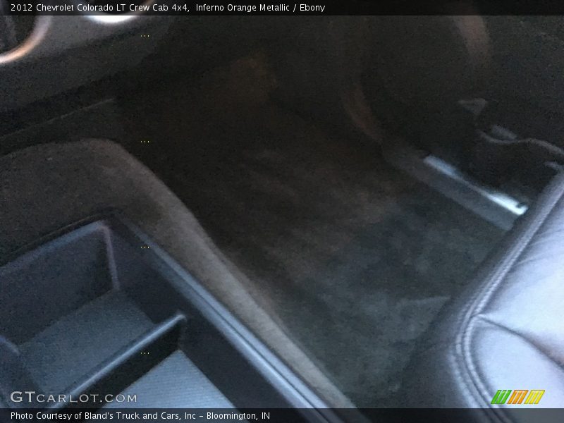 Inferno Orange Metallic / Ebony 2012 Chevrolet Colorado LT Crew Cab 4x4