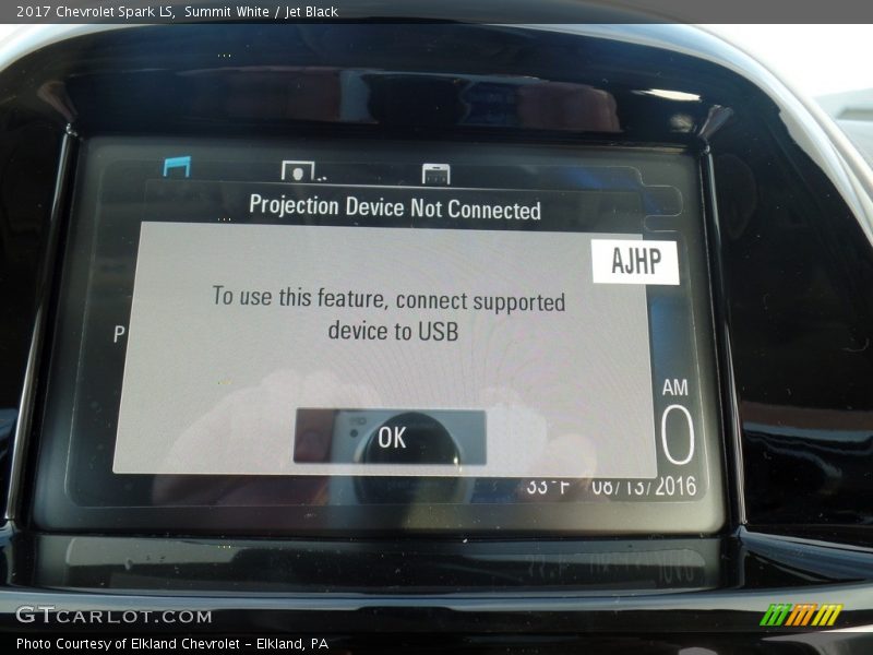 Summit White / Jet Black 2017 Chevrolet Spark LS