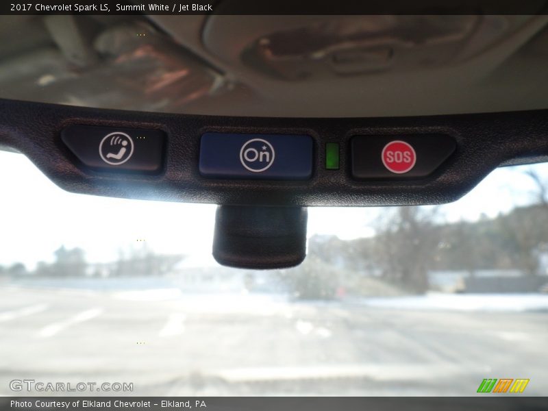 Summit White / Jet Black 2017 Chevrolet Spark LS