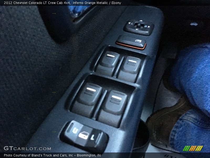 Inferno Orange Metallic / Ebony 2012 Chevrolet Colorado LT Crew Cab 4x4