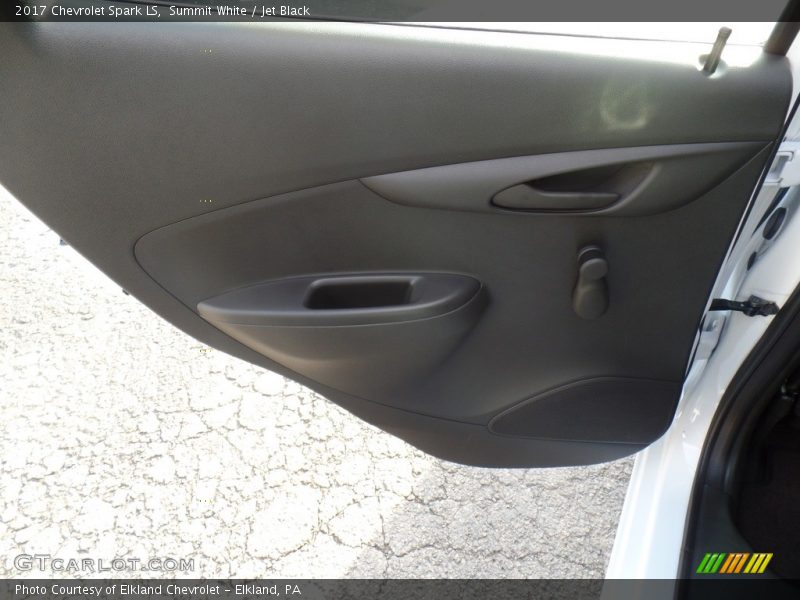 Summit White / Jet Black 2017 Chevrolet Spark LS