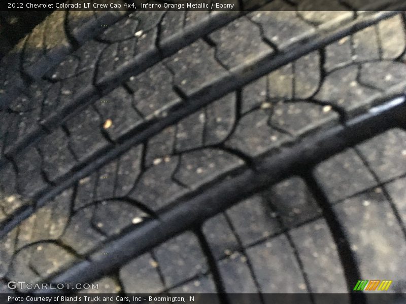 Inferno Orange Metallic / Ebony 2012 Chevrolet Colorado LT Crew Cab 4x4