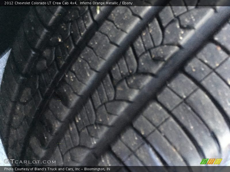 Inferno Orange Metallic / Ebony 2012 Chevrolet Colorado LT Crew Cab 4x4