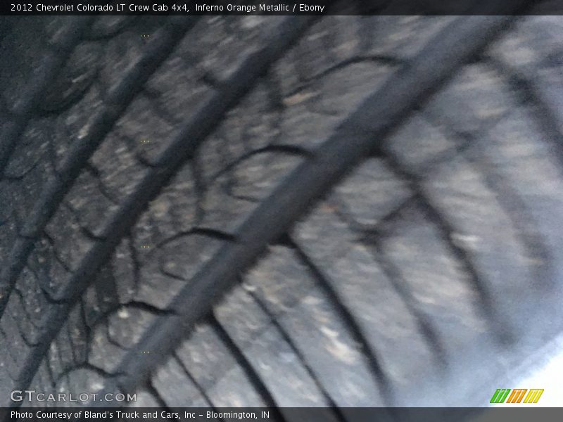 Inferno Orange Metallic / Ebony 2012 Chevrolet Colorado LT Crew Cab 4x4