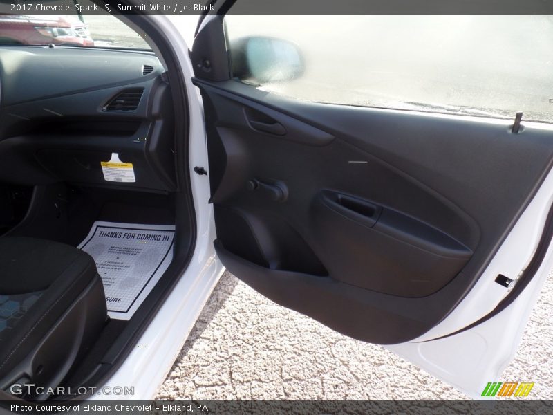 Summit White / Jet Black 2017 Chevrolet Spark LS