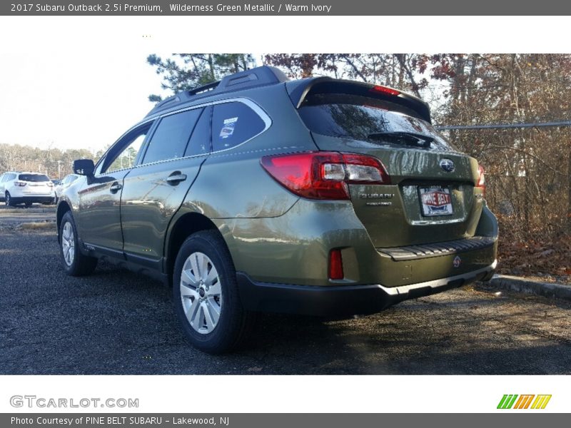 Wilderness Green Metallic / Warm Ivory 2017 Subaru Outback 2.5i Premium