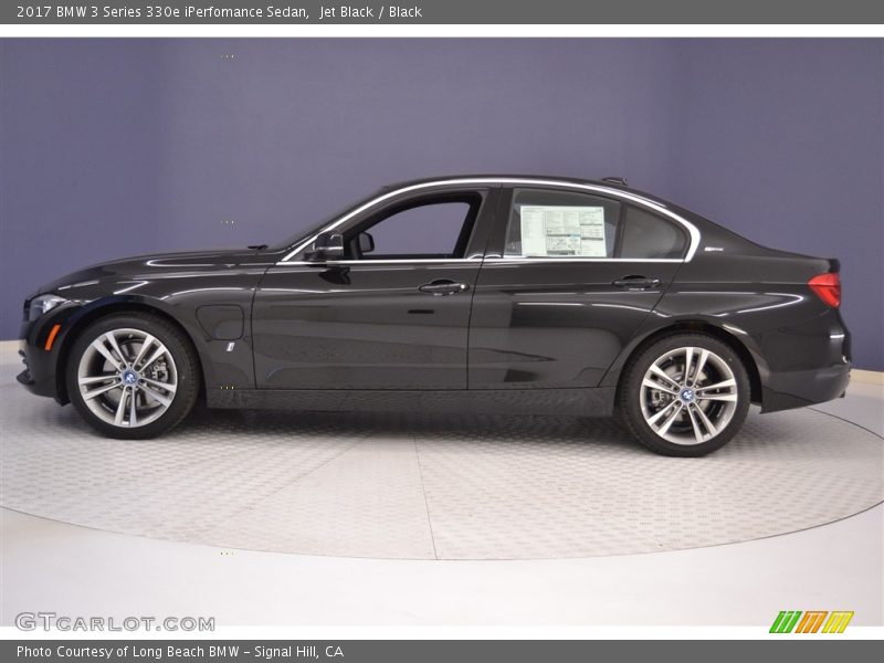 Jet Black / Black 2017 BMW 3 Series 330e iPerfomance Sedan