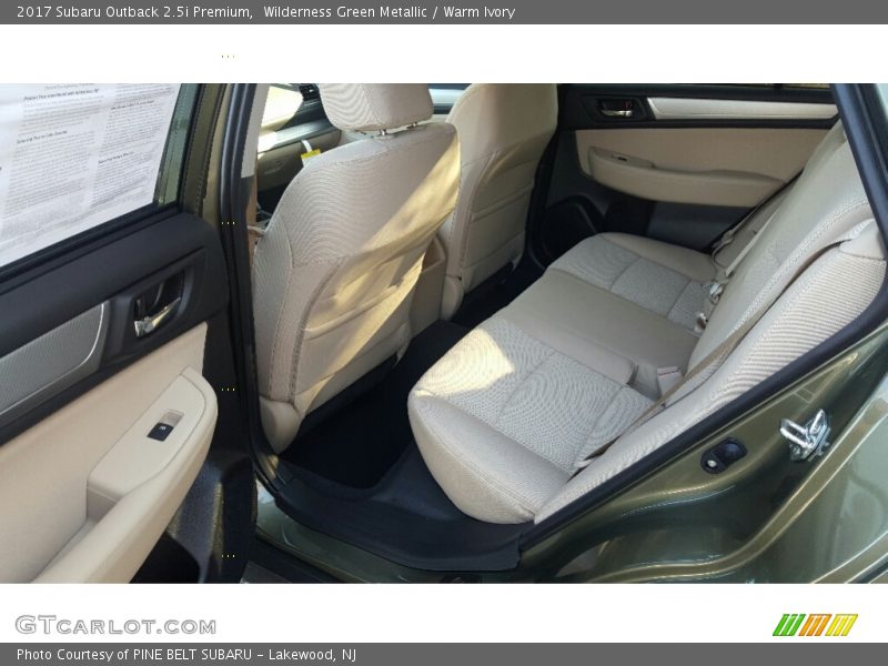 Wilderness Green Metallic / Warm Ivory 2017 Subaru Outback 2.5i Premium