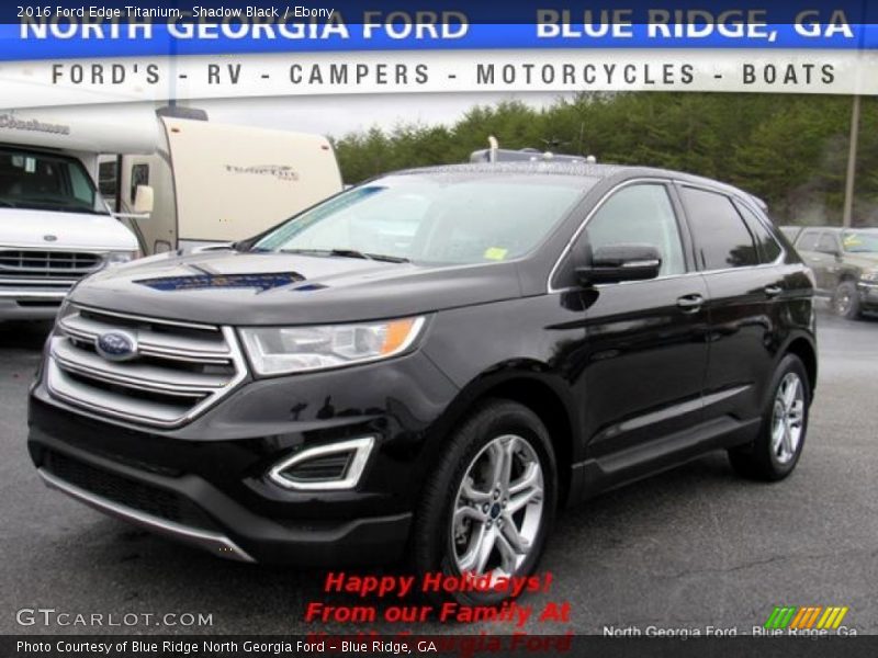 Shadow Black / Ebony 2016 Ford Edge Titanium