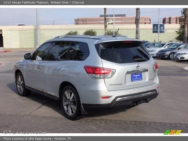 Brilliant Silver / Charcoal 2013 Nissan Pathfinder Platinum