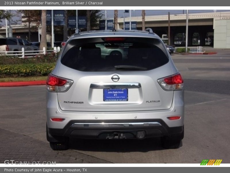 Brilliant Silver / Charcoal 2013 Nissan Pathfinder Platinum